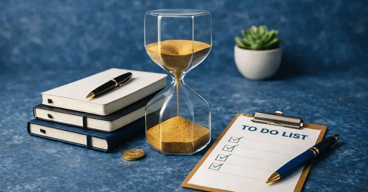 Productivity tools symbolizing effective time management and better use of time