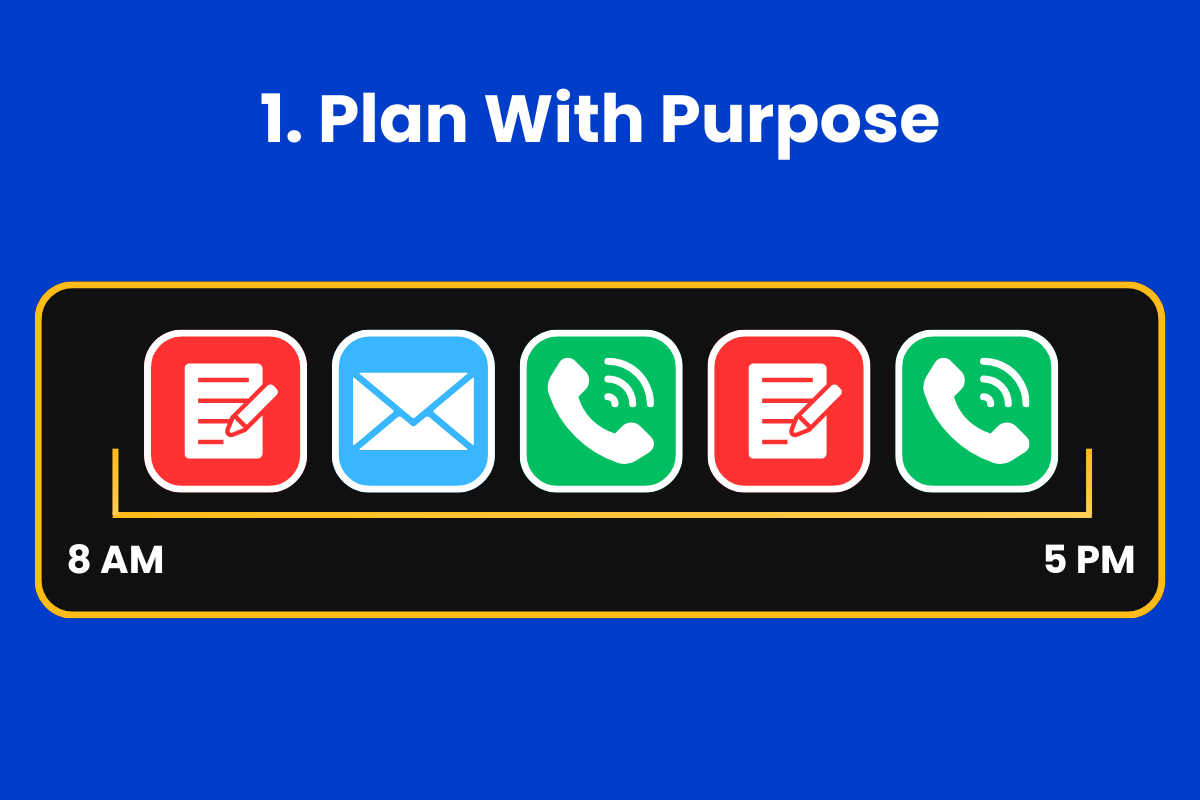 Use your time more effectively by planning with purpose
