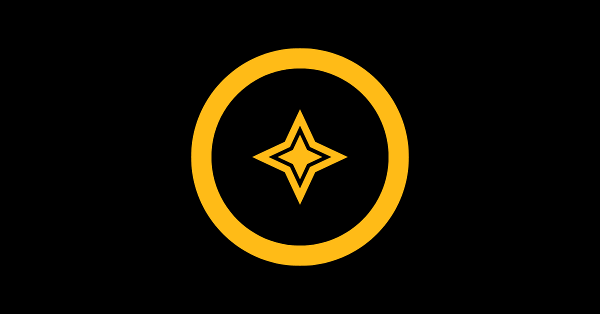A clock without hands, with a star in the middle, representing how to live in the moment and be more present.