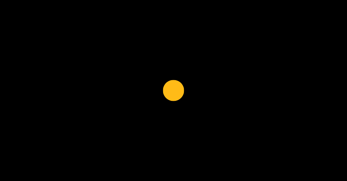A single dot symbolizing how to stop overstimulation and sensory overload.