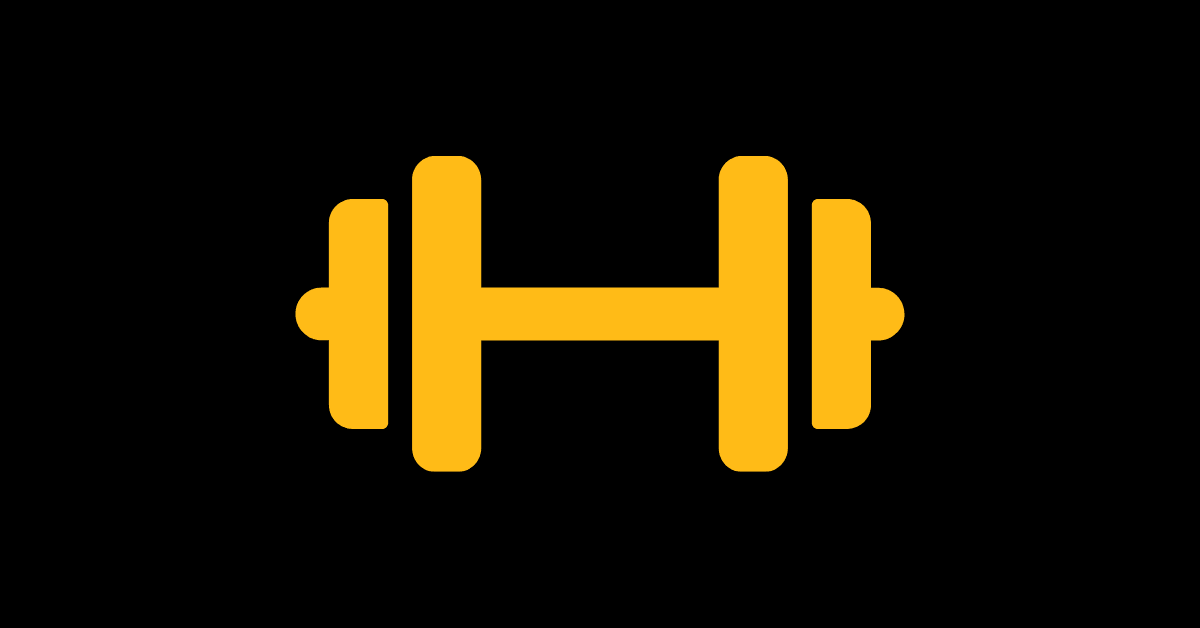 Dumbbell representing how to go to the gym when you don't want to go.