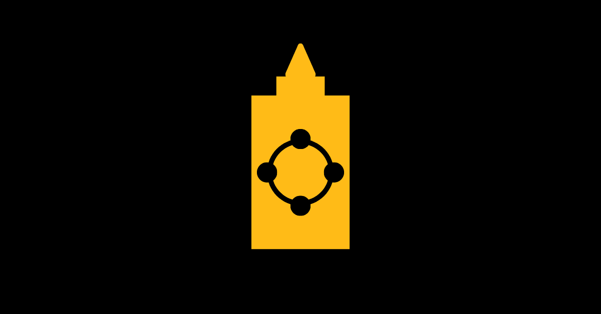 Glue packaging with a habit loop symbol representing how to make your good habits stick.