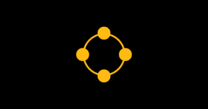 The habit loop of atomic habits symbolized through a circle with four dots.
